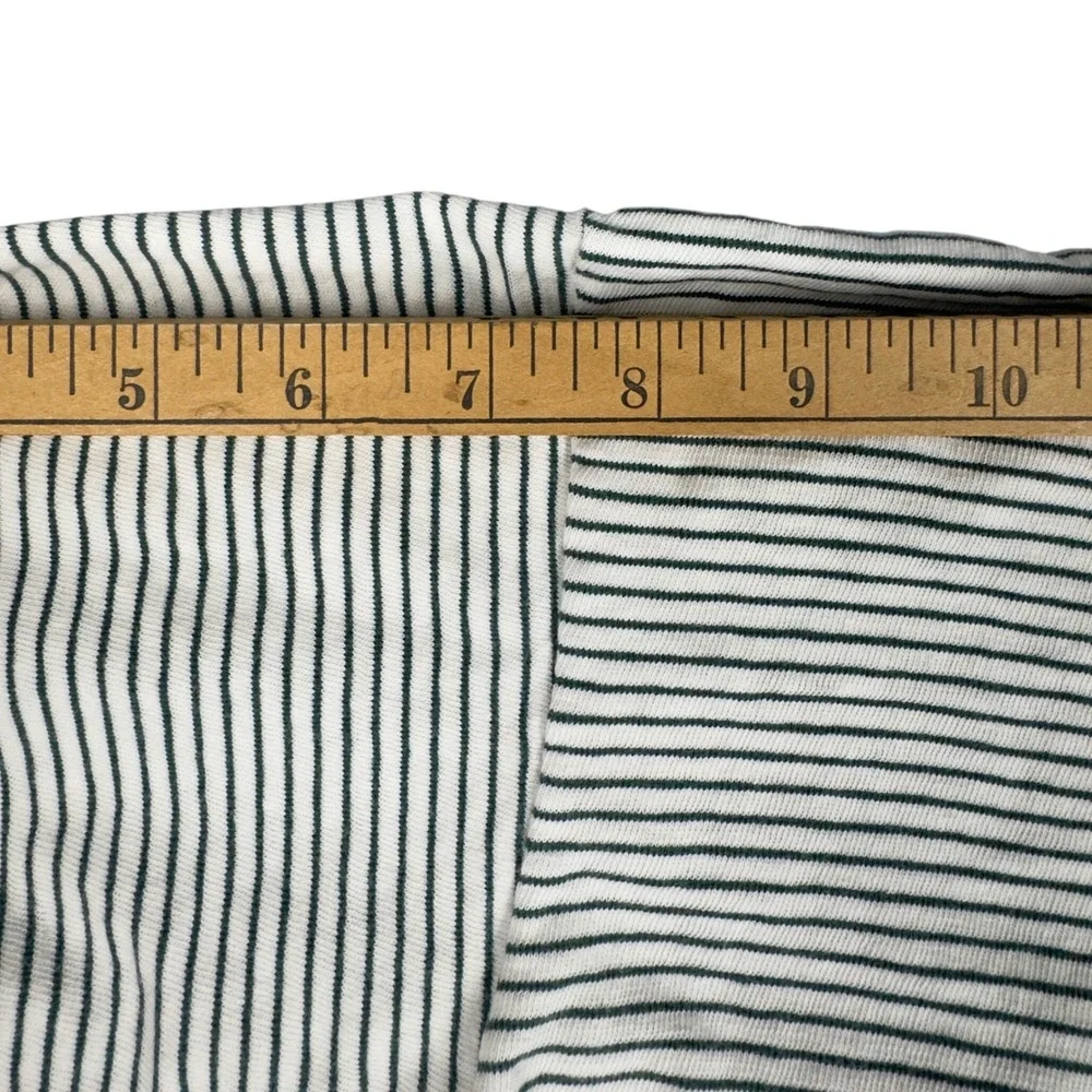 Vtg 60s Champion Stetson University Striped Ringer Tee Men's L Green USA - Picture 11 of 11